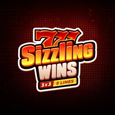 777 Sizzling Wins: 5 lines game tile